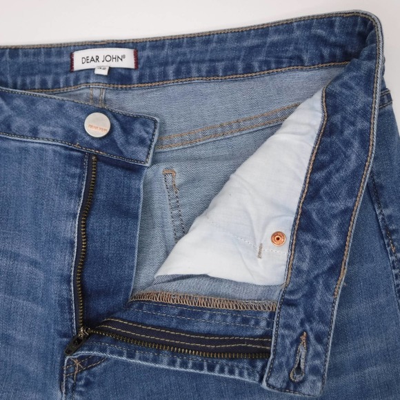 DEAR JOHN DENIM Size‎ 32 High Rise Ankle Jeans Frayed Hems - Picture 4 of 10